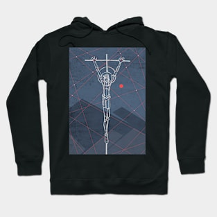 Jesus Christ Good Shepherd at the Crucifixion Hoodie